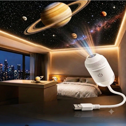 360° Rotation Galaxy Star Projektor Mini Nachtlicht Wohnatmosphäre